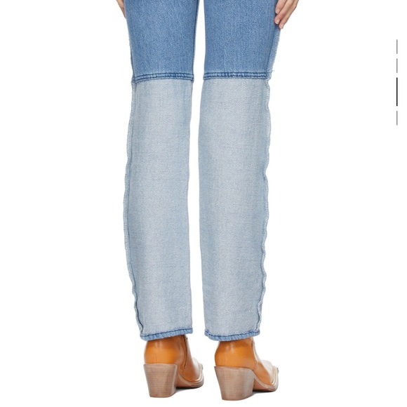 PERVERZE
Blue Linen Loose Weave Jeans - Picture 3 of 6